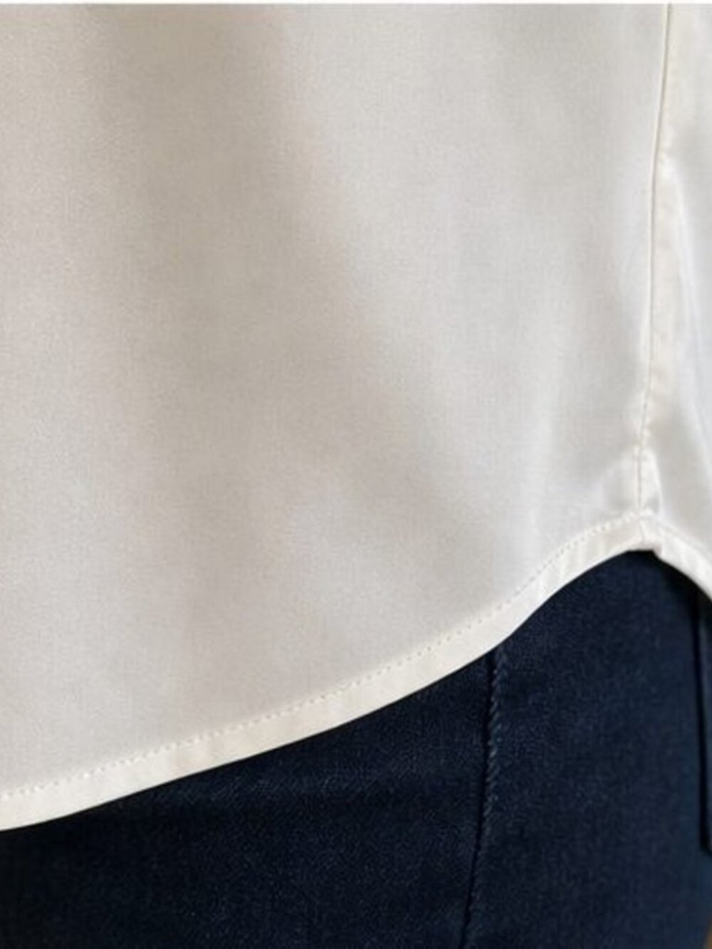 Ivory V Neck Top - Picture 6 of 6